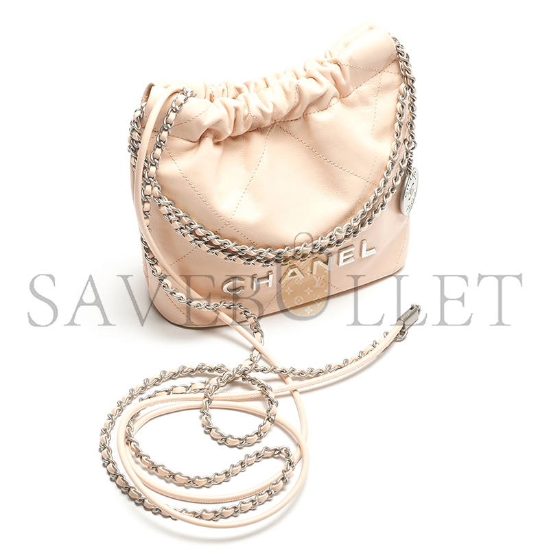 CHANEL 22 MINI HANDBAG AS3980 (20*19*6cm)